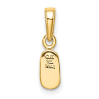 14k  3D Baby Shoe Charm-K4766