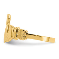 14k Men's Claddagh Ring-K4774