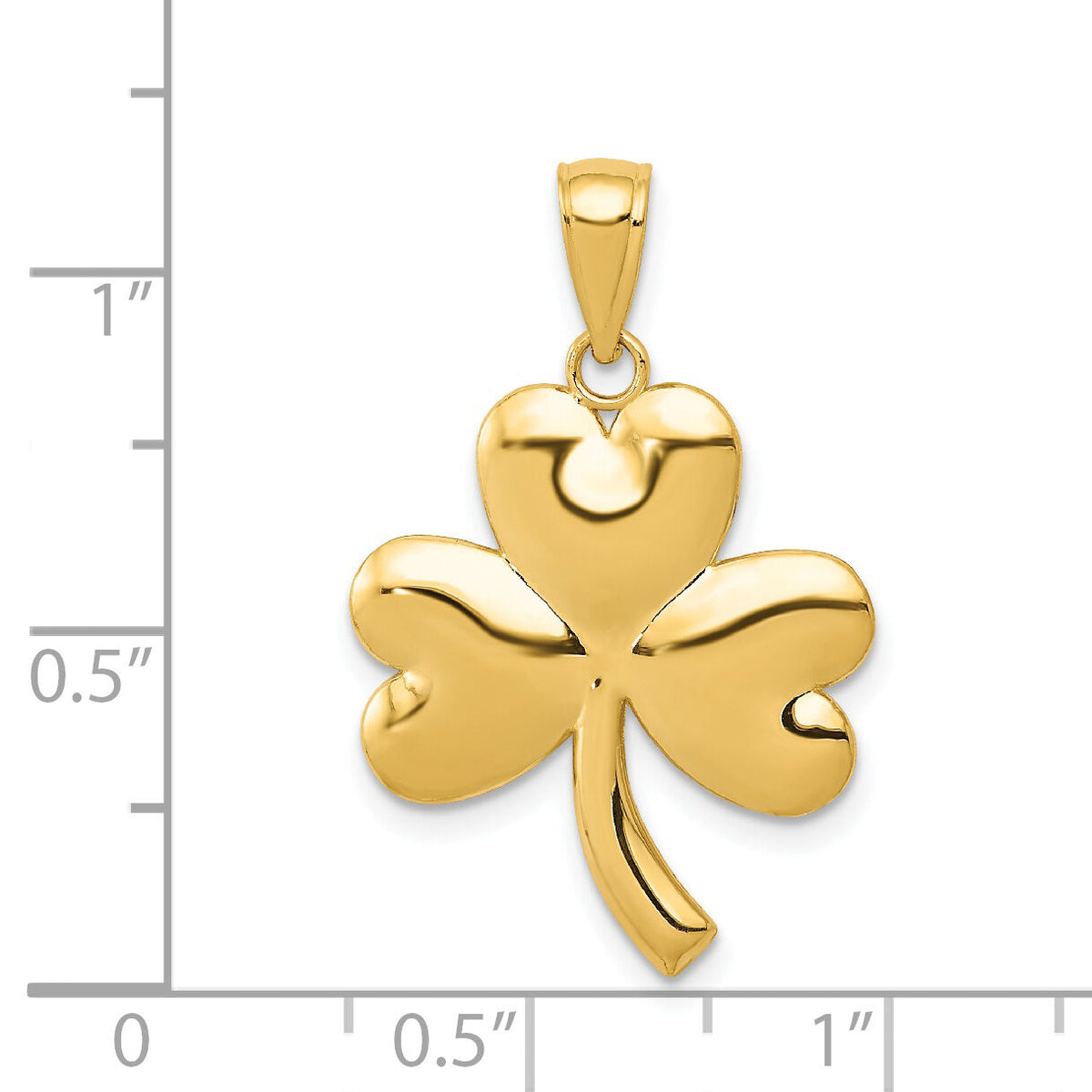 14k Shamrock Charm-K4778