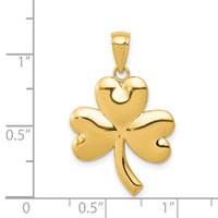 14k Shamrock Charm-K4778