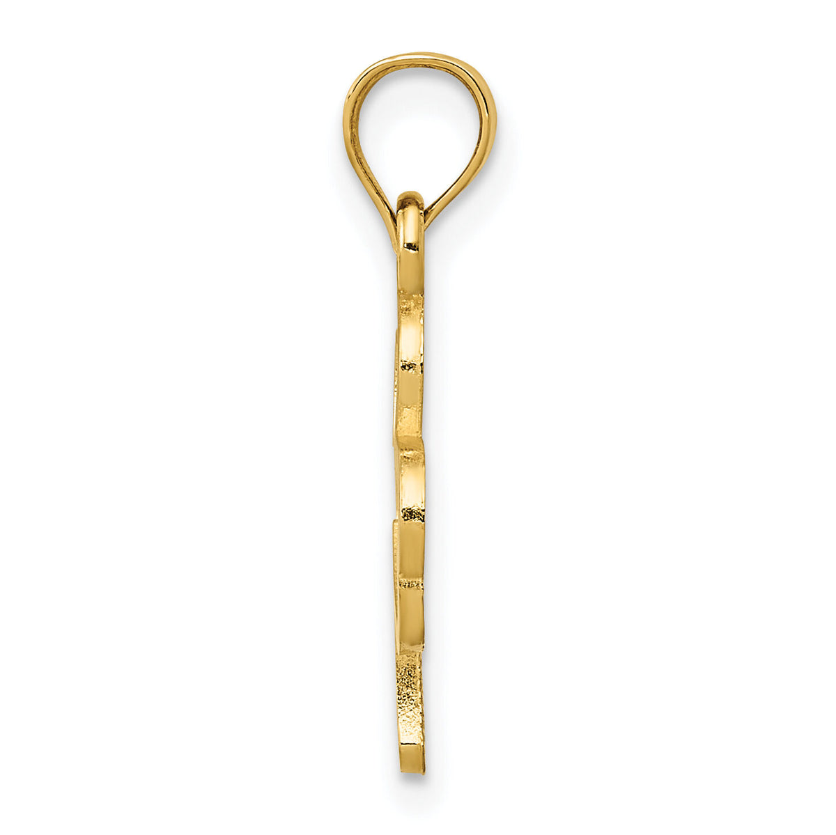 14k 3 Leaf Clover Pendant-K4779