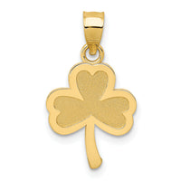 14k 3 Leaf Clover Pendant-K4779