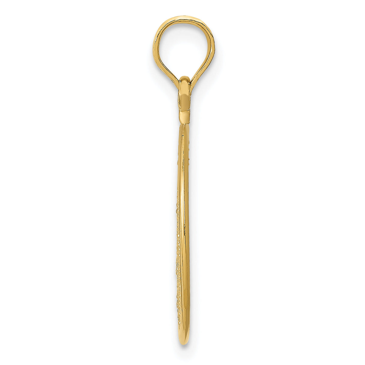 14k Filigree Round Pendant-K4787