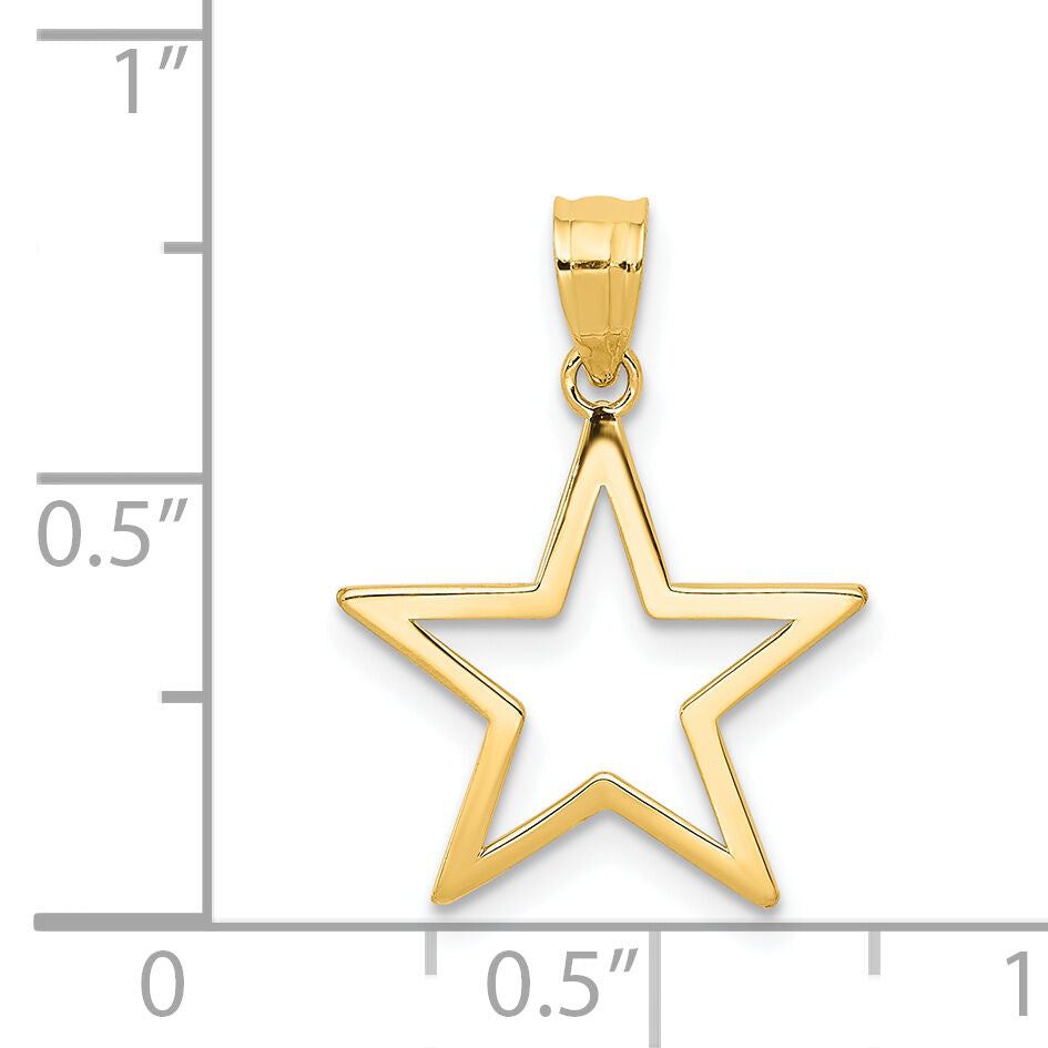 14k Star Charm-K4810