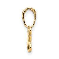 14k Polished Filigree Butterfly Charm-K4839
