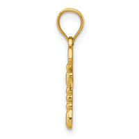 14k Dragonfly Pendant-K4851