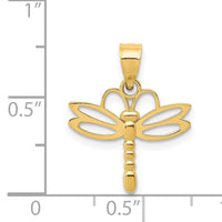 14k Dragonfly Pendant-K4851