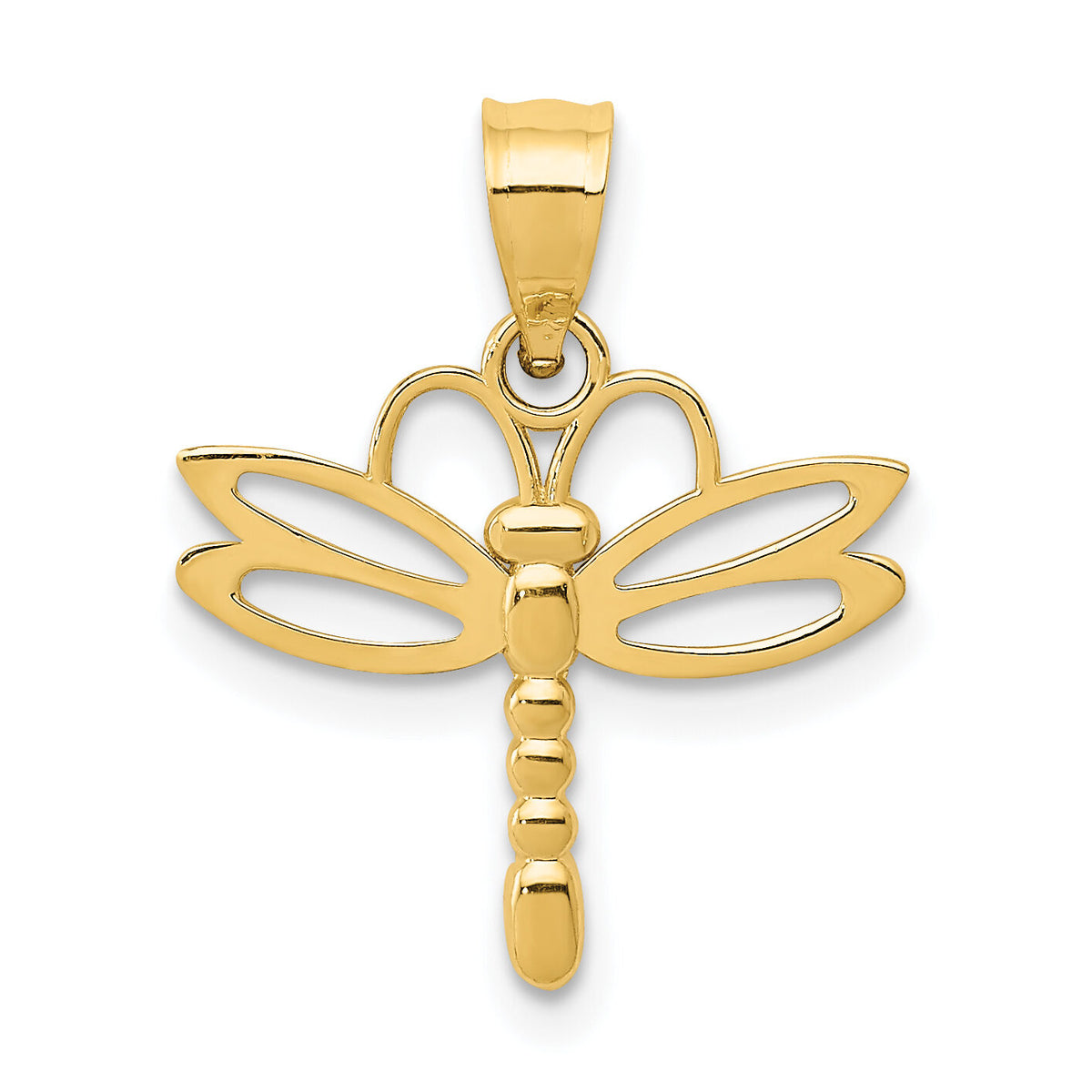 14k Dragonfly Pendant-K4851