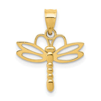 14k Dragonfly Pendant-K4851