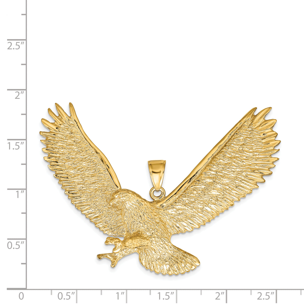 14k Eagle Pendant-K4852