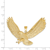 14k Eagle Pendant-K4852