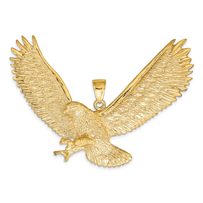 14k Eagle Pendant-K4852