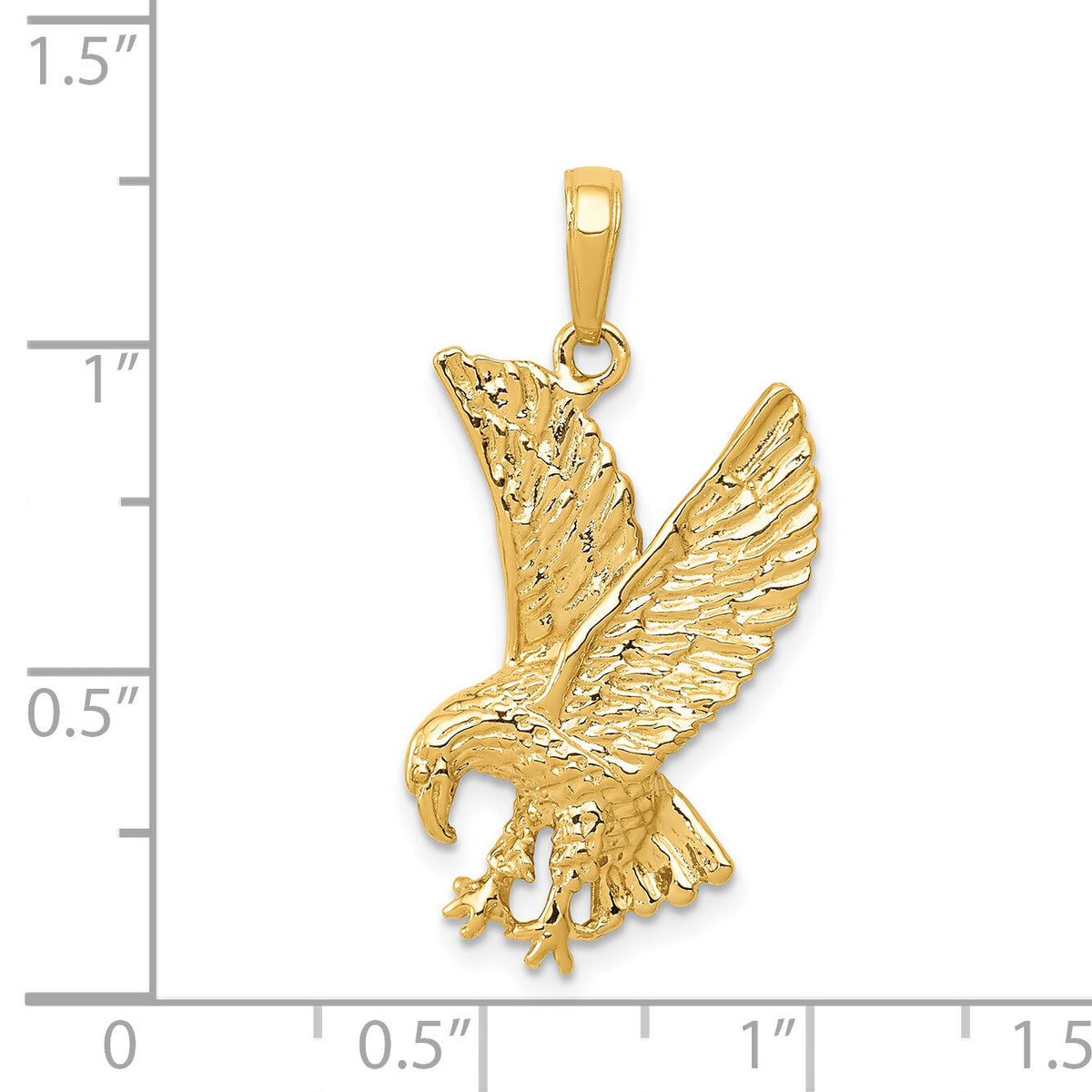 14k Eagle Charm-K4853