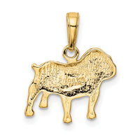 14k Bulldog Charm-K4858