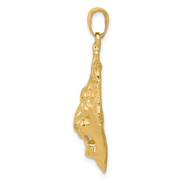 14k Lion Charm-K4868