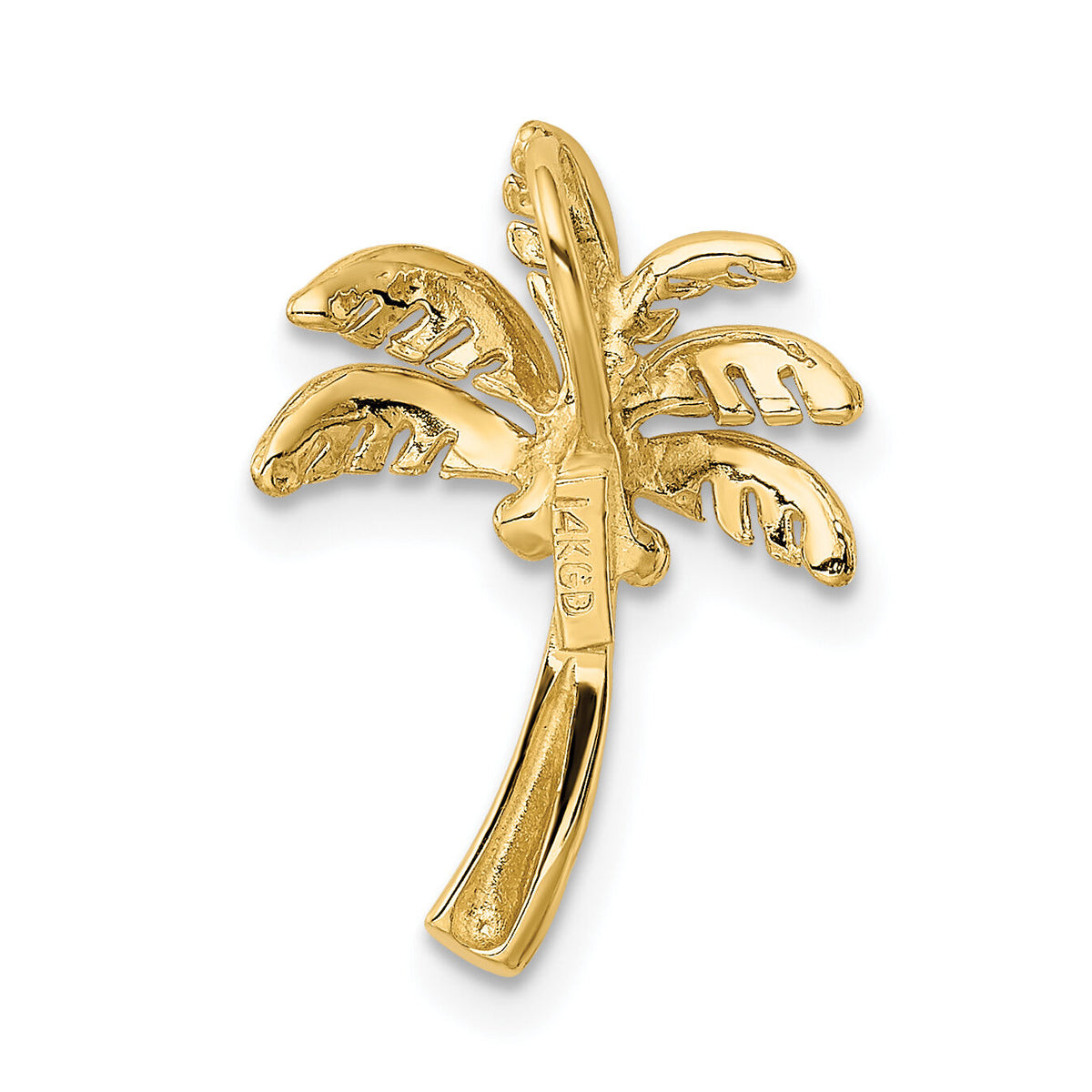 14k Palm Tree Slide-K4914