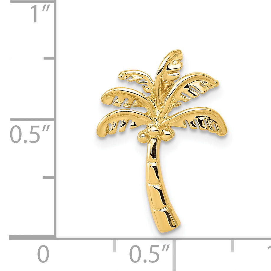 14k Palm Tree Slide-K4914