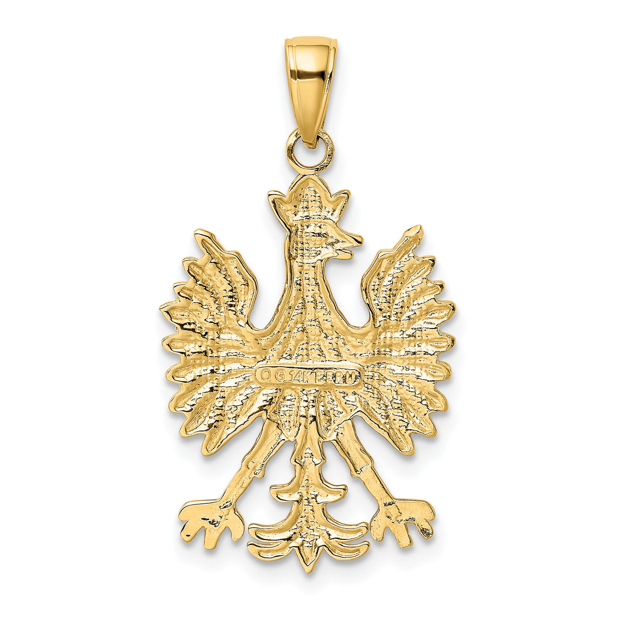 14k Phoenix Mythological Bird Charm-K4925