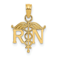 14k RN Registered Nurse Pendant-K4930