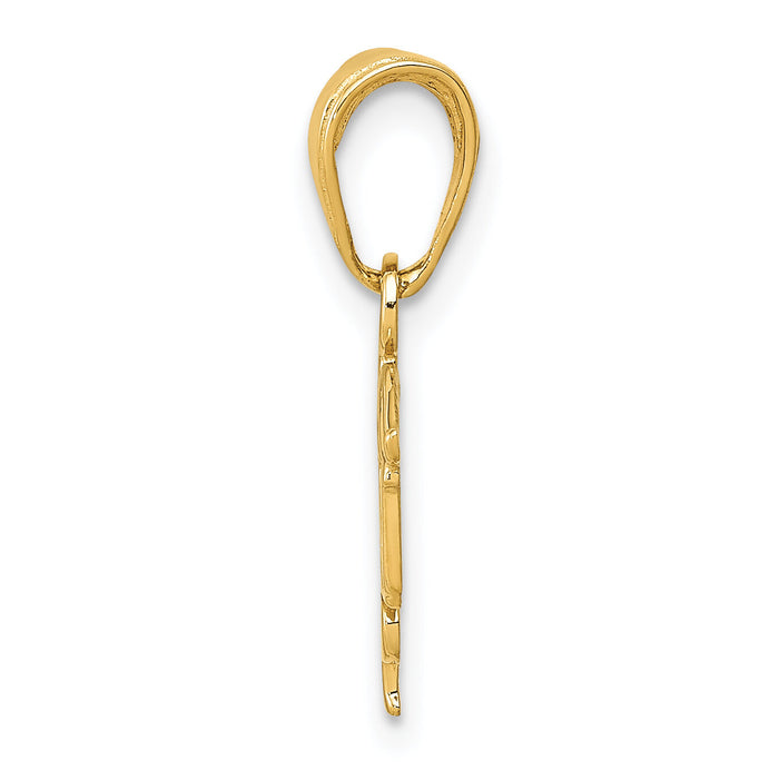 14k LPN Symbol Pendant-K4933
