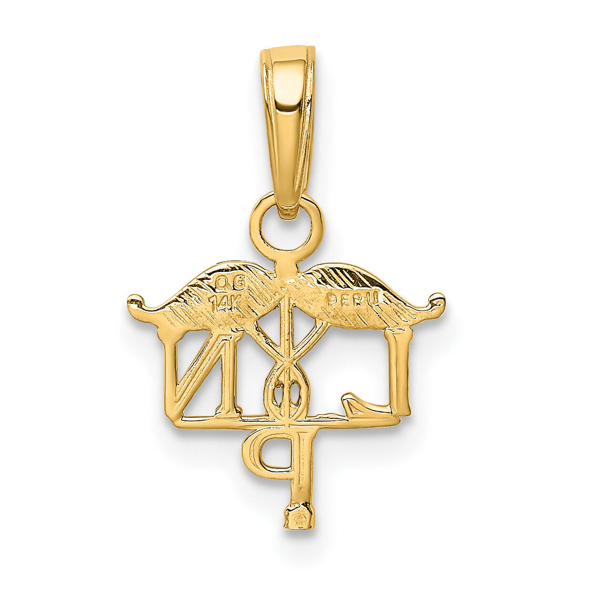 14k LPN Symbol Pendant-K4933