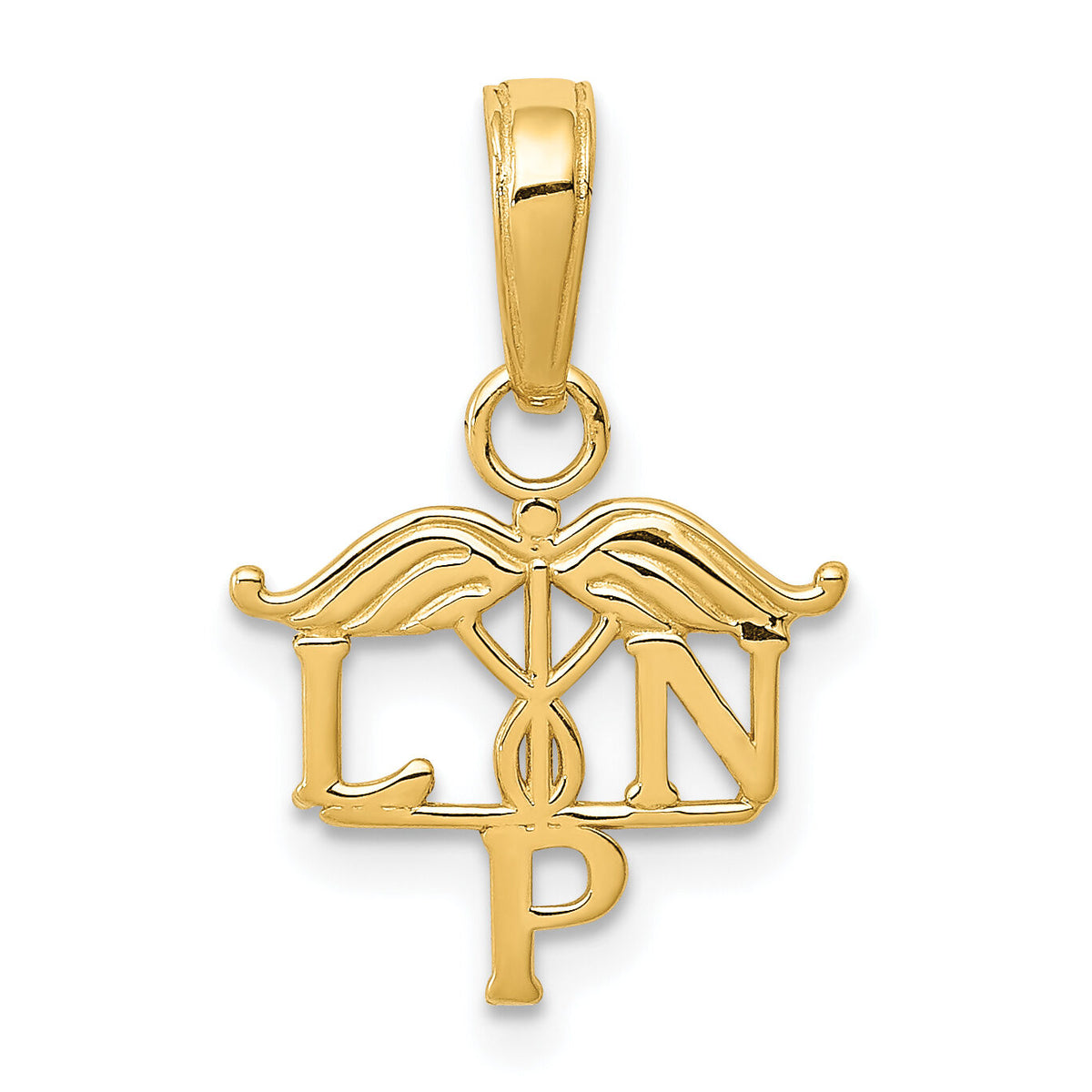 14k LPN Symbol Pendant-K4933