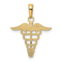 14k Caduceus Charm-K4935