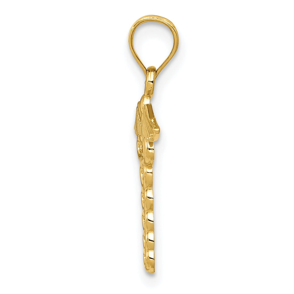 14k Caduceus Medical Pendant-K4937