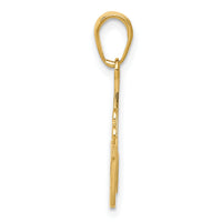 14k Comb and Scissors Charm-K4940