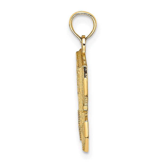 14k COMPUTER WHIZ Charm-K4942