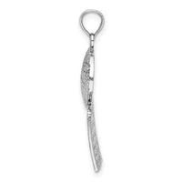14K White Basketball and Net Charm-K4951W