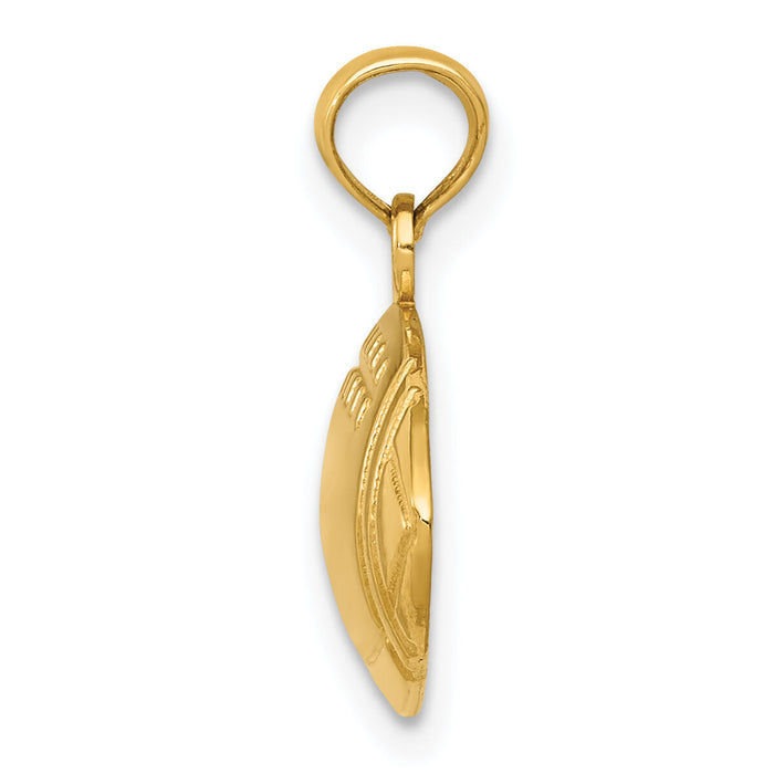 14k Football Charm-K4952