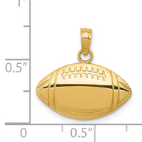 14k Football Charm-K4952