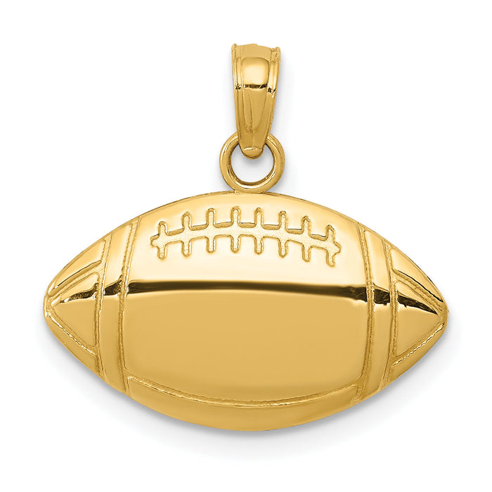 14k Football Charm-K4952