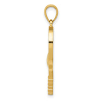 14k Tennis Racquet Charm-K4958
