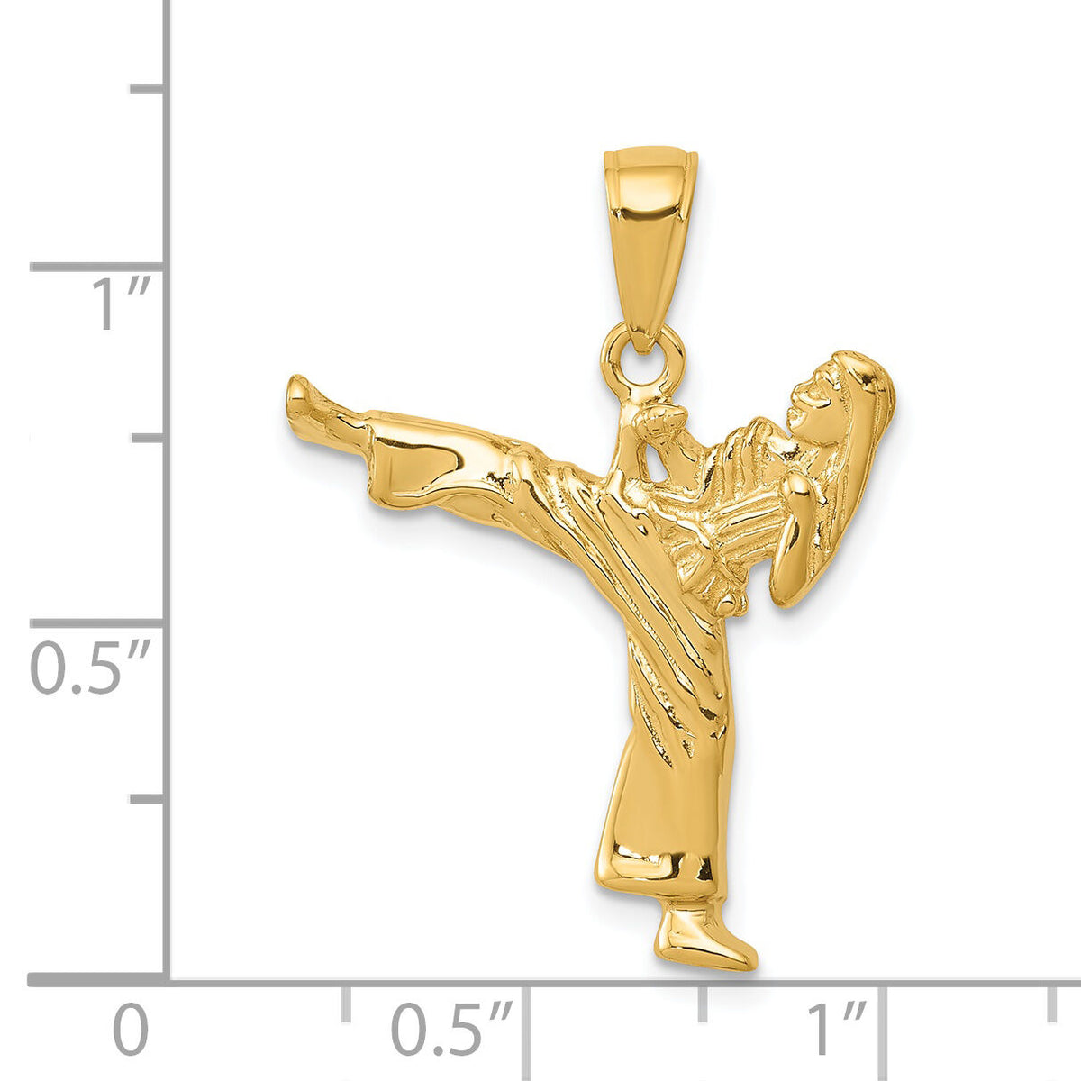 14k Girl Karate Charm-K4961