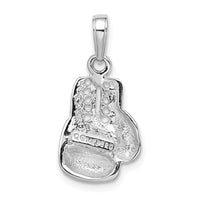 14k White Gold Lg Boxing Glove Charm-K4962W
