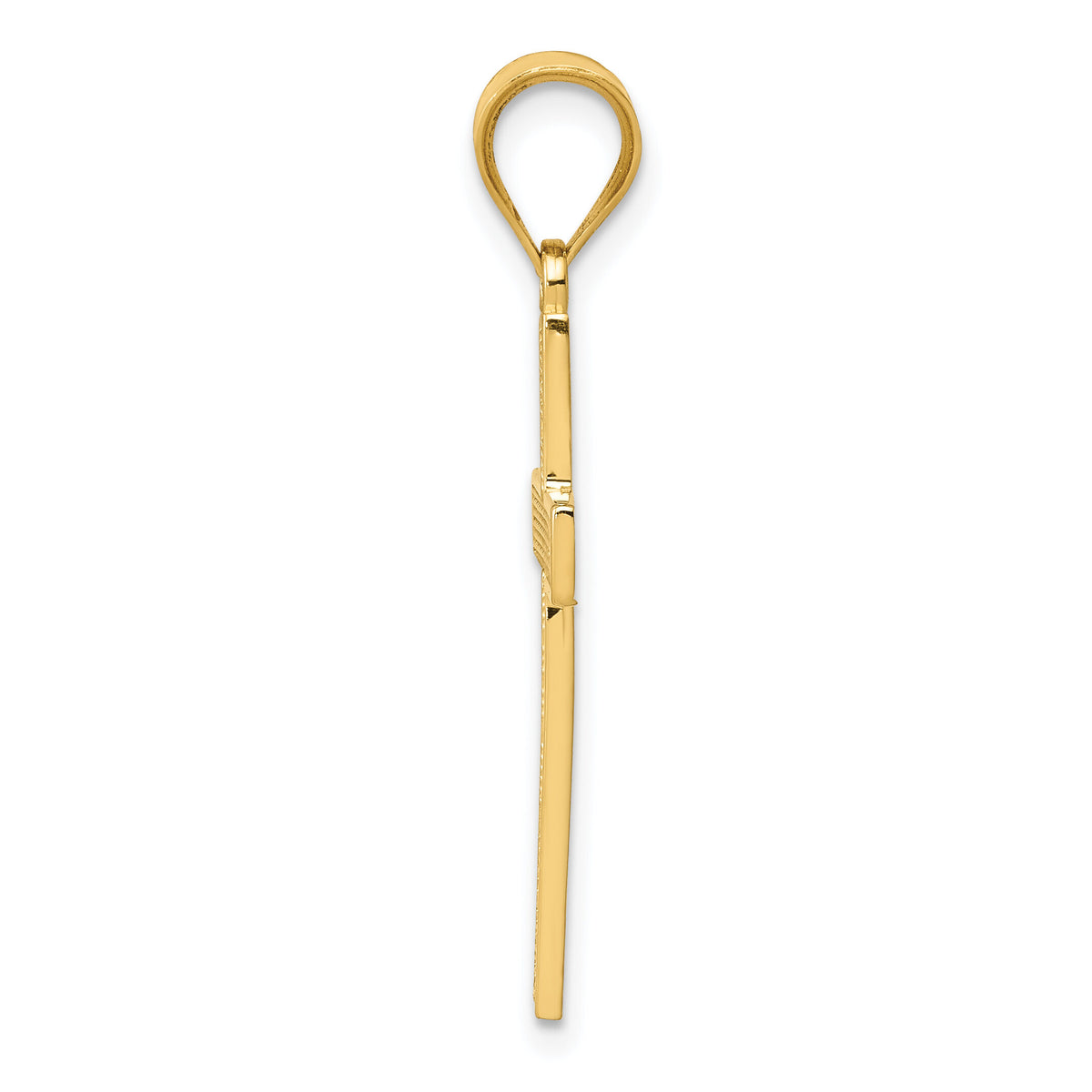 14K Cross Pendant-K4976