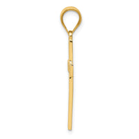 14K Cross Pendant-K4976