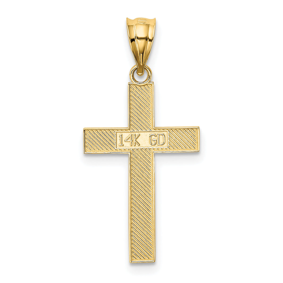 14K Cross Pendant-K4976