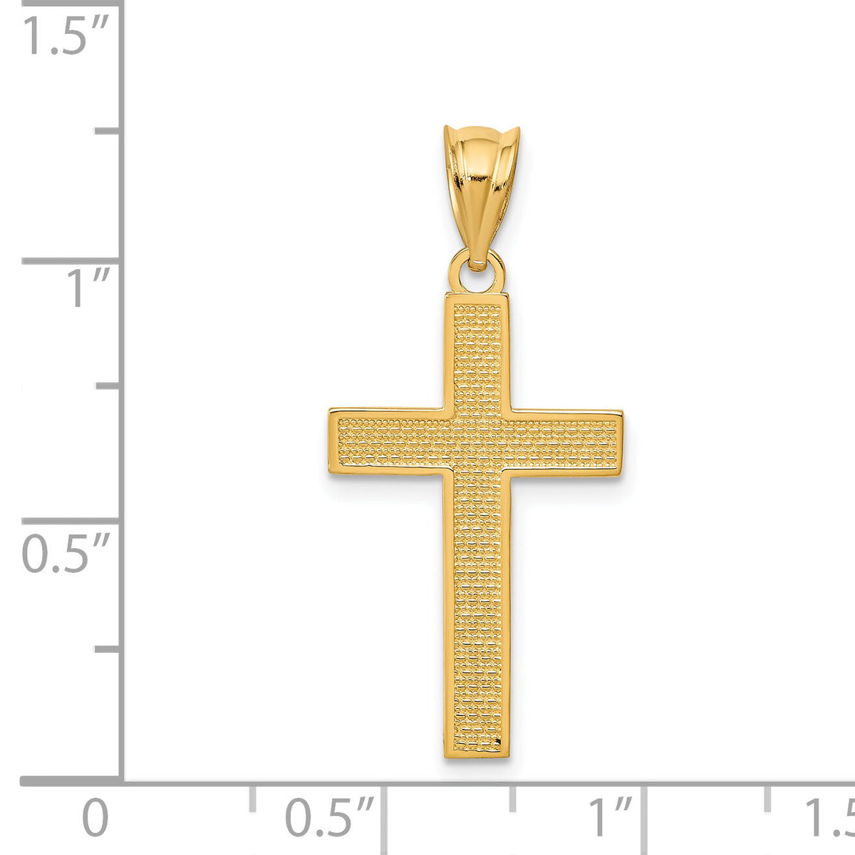 14K Cross Pendant-K4976