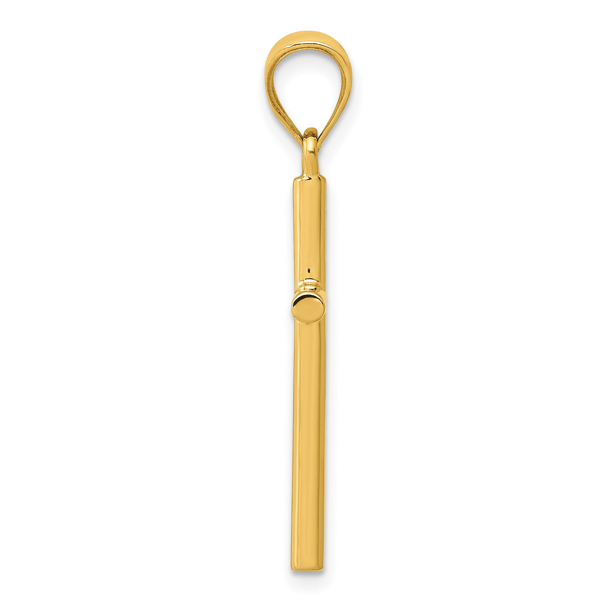 14k Cross Pendant-K4987