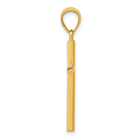 14k Cross Pendant-K4987