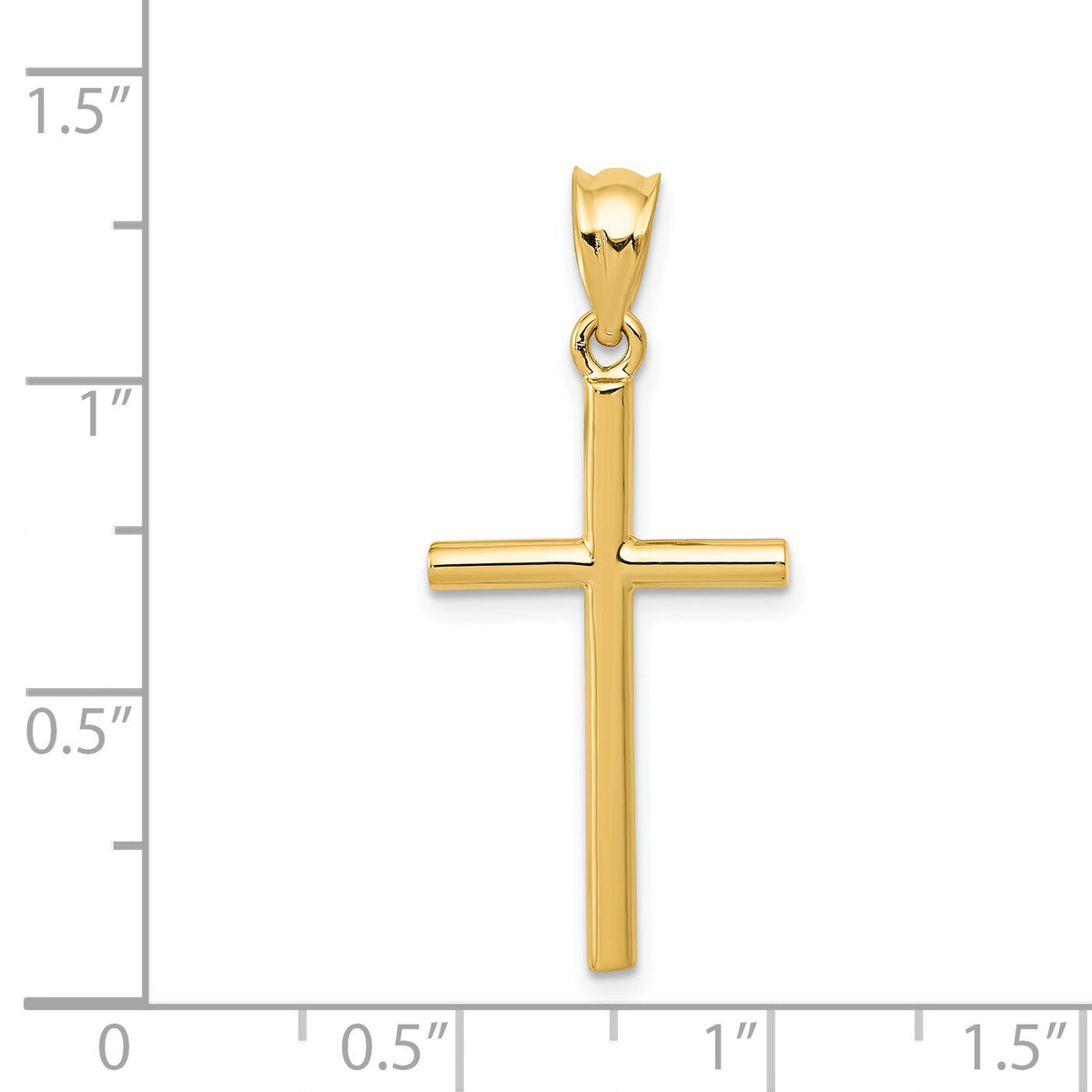 14k Cross Pendant-K4987