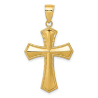 14k Passion Cross Pendant-K5028