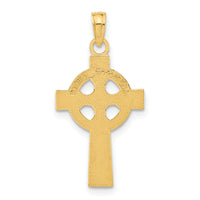 14k Celtic Cross Pendant-K5047