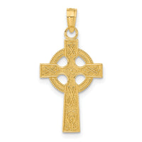 14k Celtic Cross Pendant-K5047