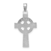 14k White Gold Celtic Cross Pendant-K5047W