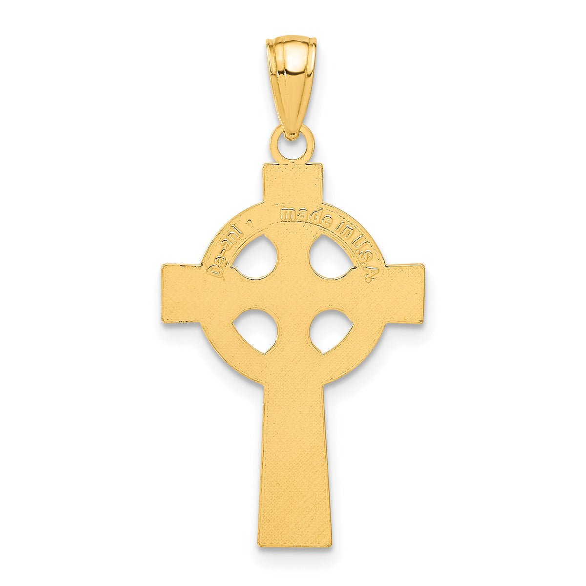 14k Celtic Cross Pendant-K5048