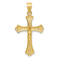 14k Crucifix Pendant-K5075